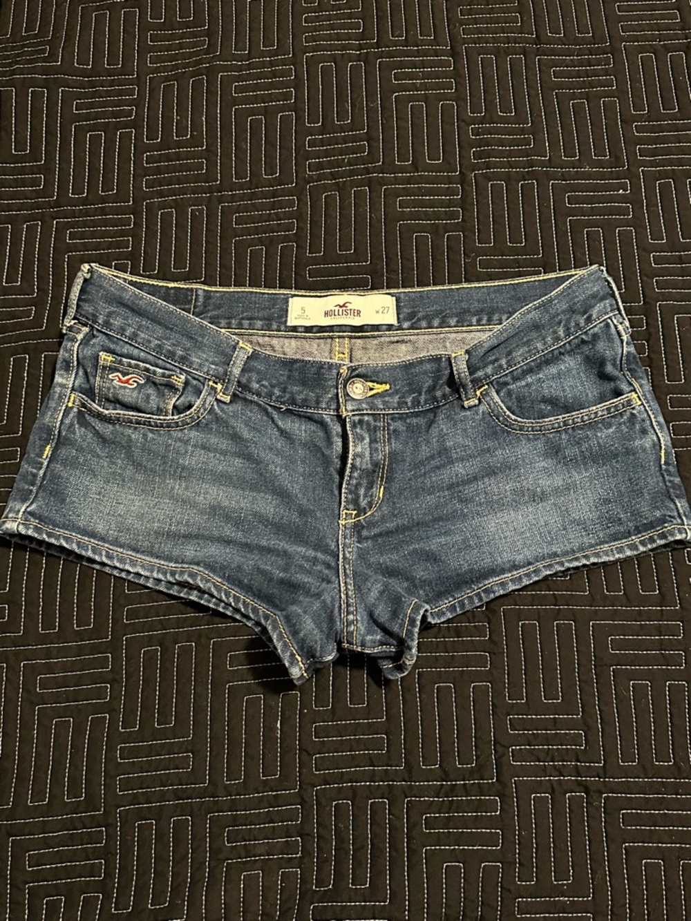 Hollister Women's Denim Low-Rise Shorts